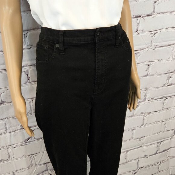 J. CREW - Classic high rise toothpick style black jeans - Picture 5 of 11